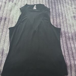 Ever New Size XSmall Sleeveless Mock Neck Women's Top - Black